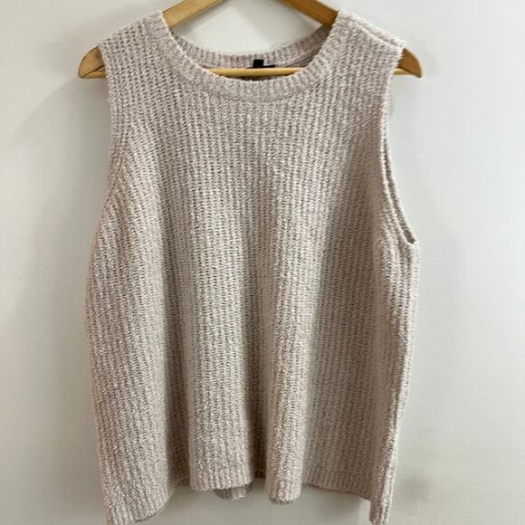 EILEEN FISHER  Blend Fluff Sleeveless Sweater Tank Vest Women Size 3X - Picture 11 of 11